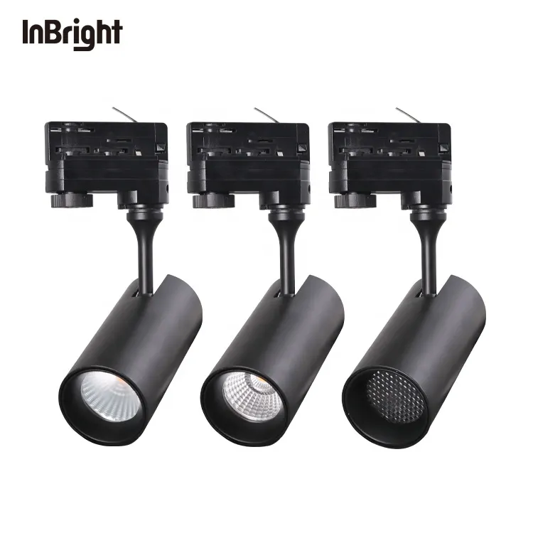 Rotatable Dimmable Aluminum LED Track Spotlight 12-36W