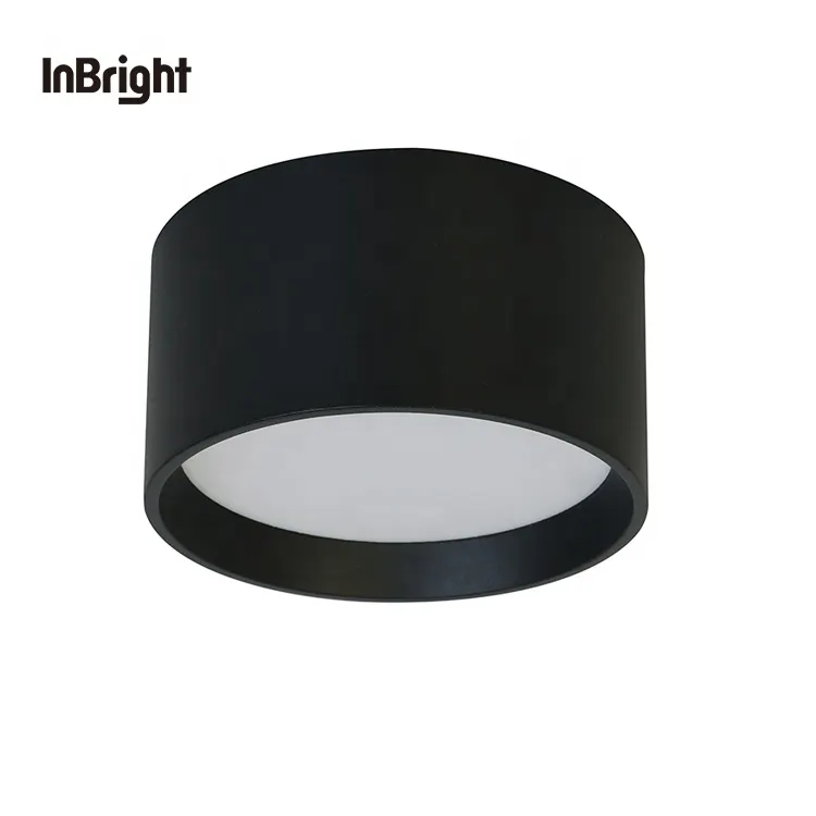Surface-Mounted Round Aluminum LED Downlight Black/White 9-18W 3000K