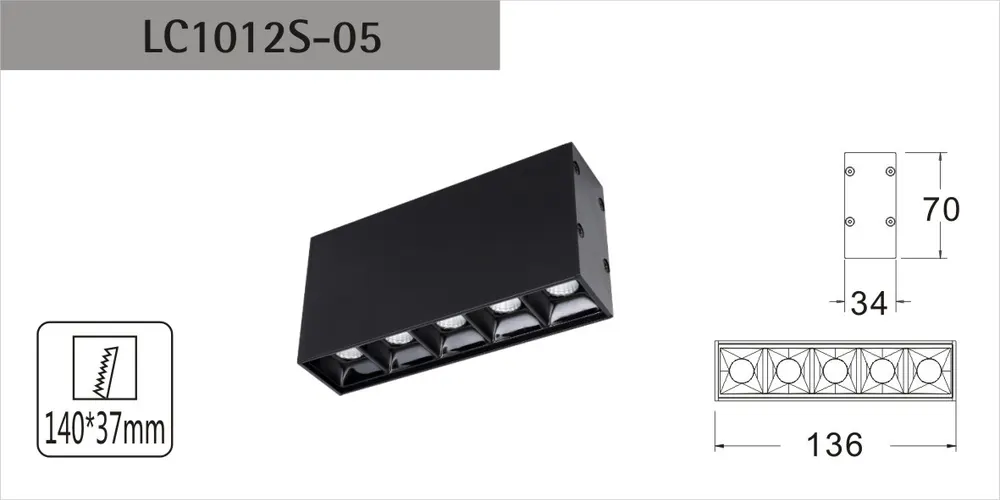 Aluminum LED Grille Spotlight