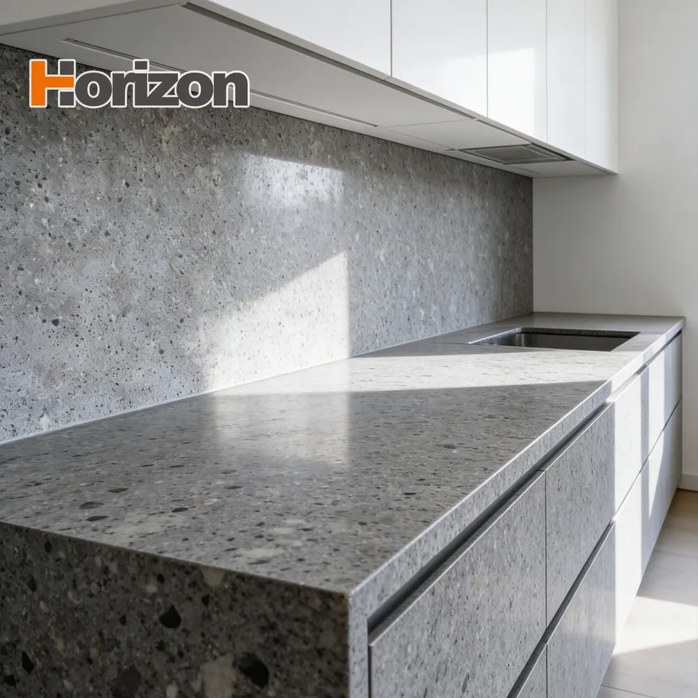 Gray Engineered Quartz Slab 3200x1600mm