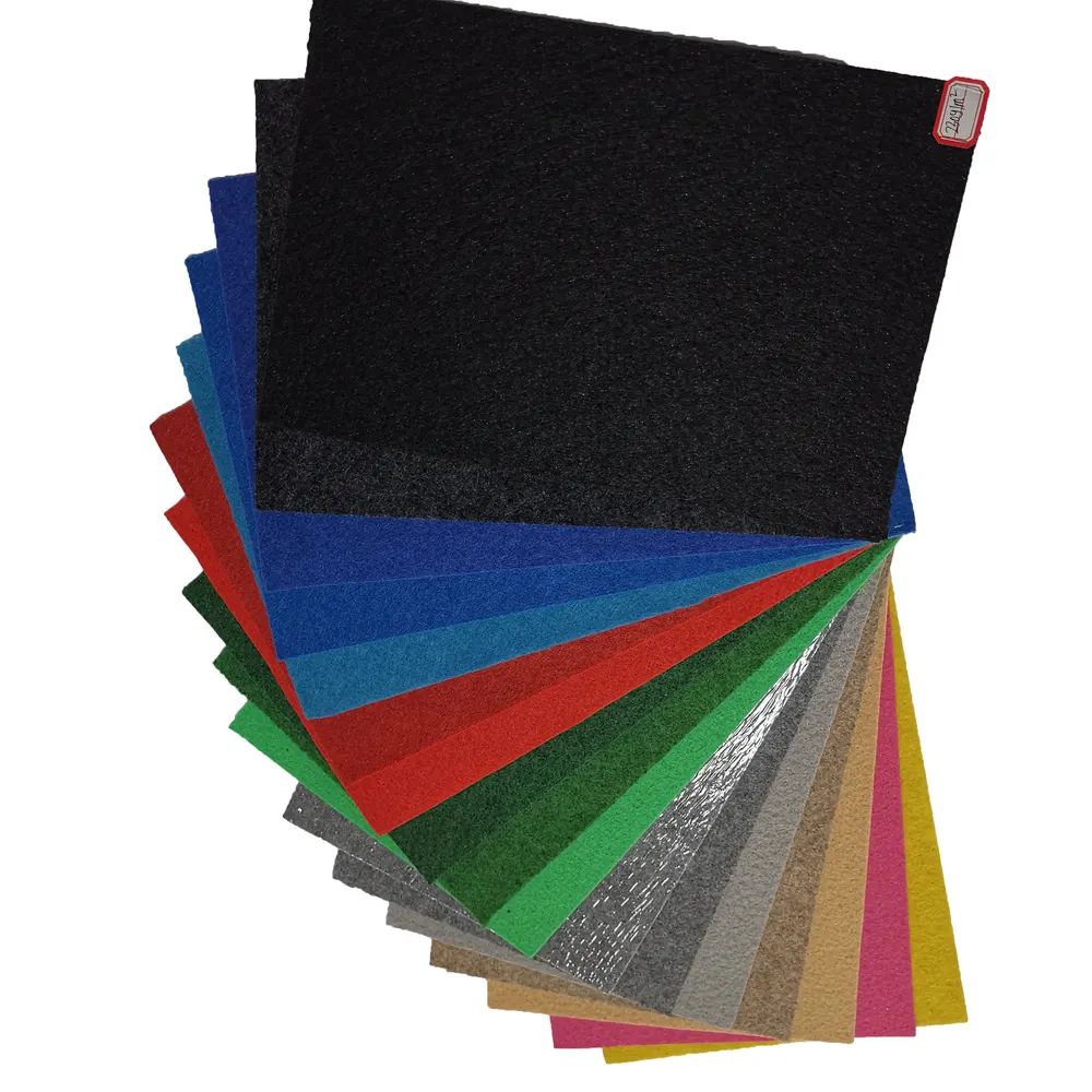 Needle-Punched Red Polyester Exhibition And Event Carpet
