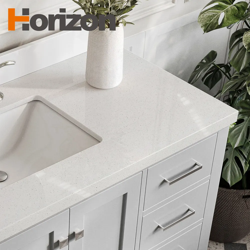 Beige Engineered Quartz Slab 3200x1600mm