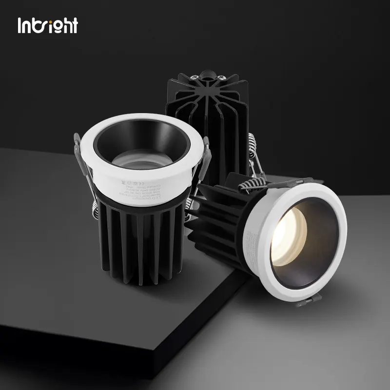 Adjustable Dimmable Recessed COB LED Downlight 8W IP65