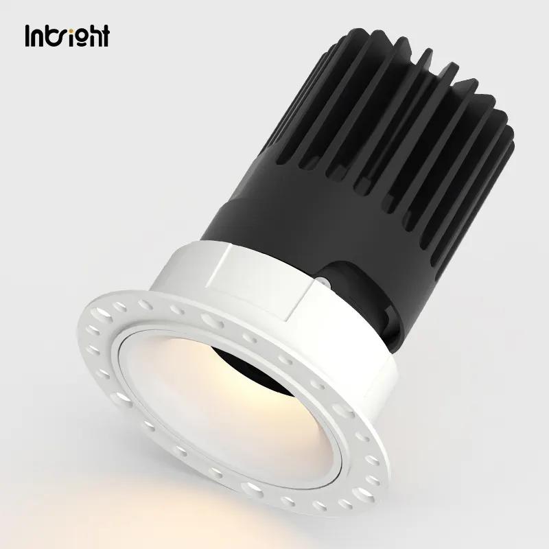 Adjustable Recessed Aluminum COB LED Downlight 10-28W IP65