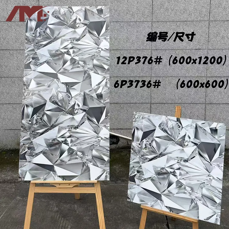 Marble-Look Glossy Porcelain Outdoor Tile 600x1200mm