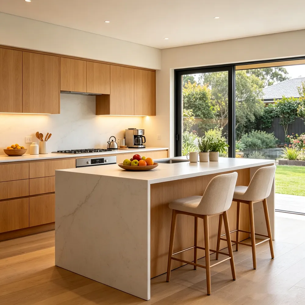 Modern Melamine Modular Kitchen Cabinet Set