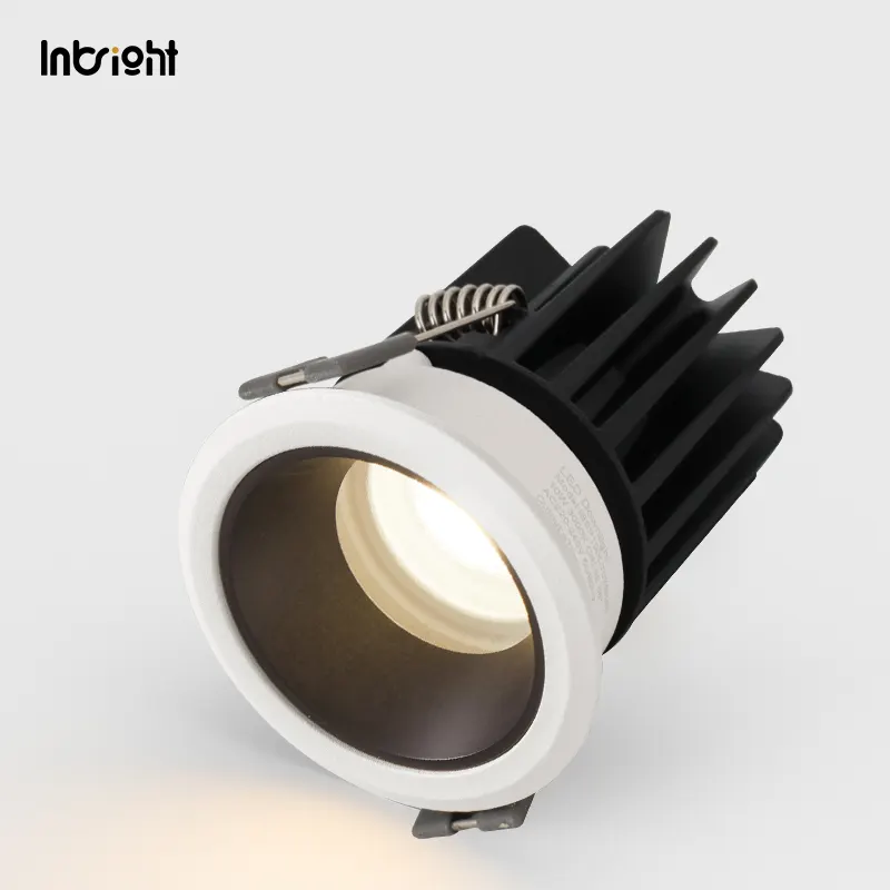 Adjustable Dimmable Recessed COB LED Downlight 8W IP65