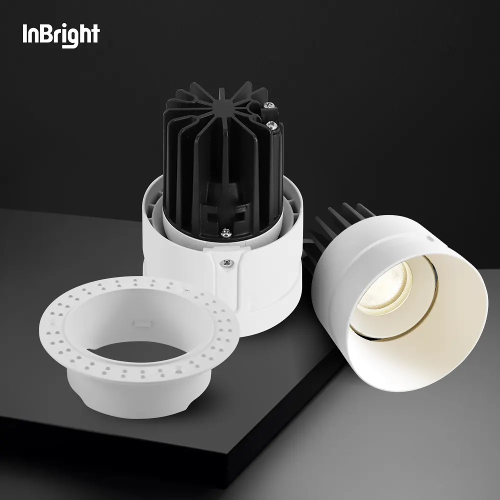Anti-Glare Recessed Aluminum COB LED Downlight 8/15W IP65 product sample