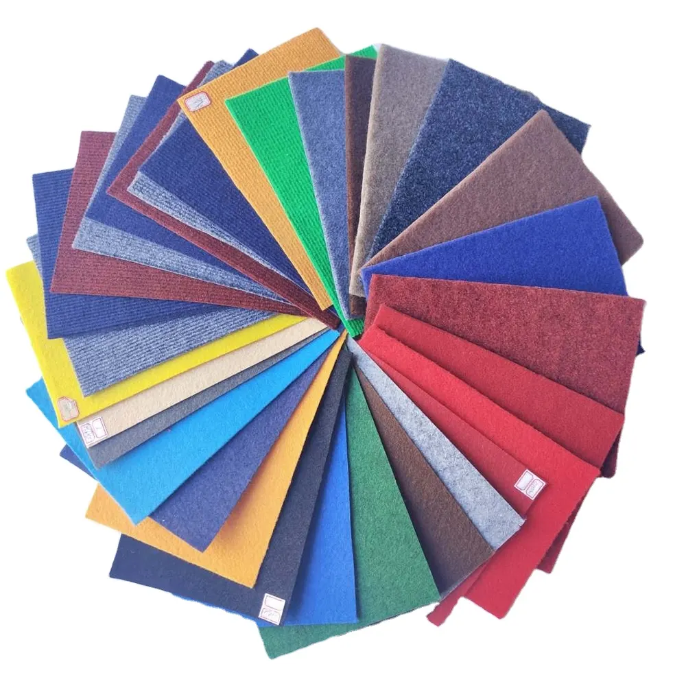 Gray Polyester Floor Carpet 1-4mm Thick With Latex Backing