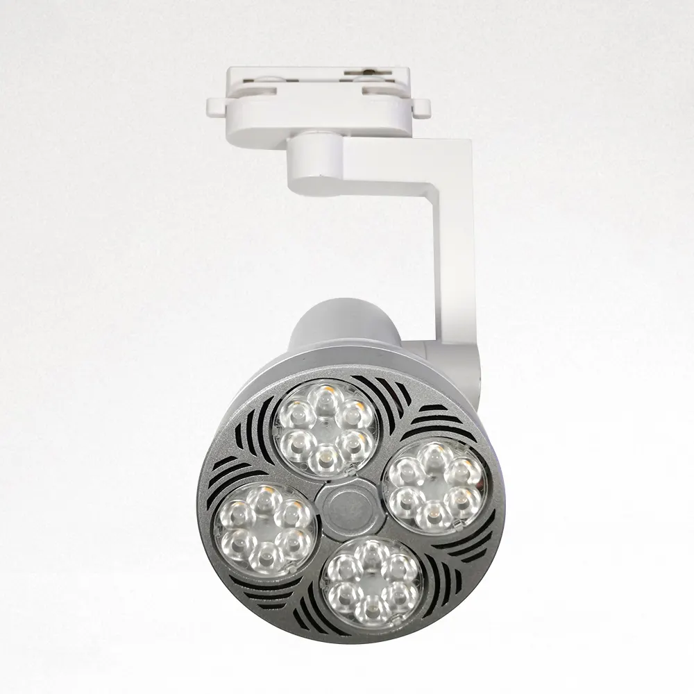 Recessed/Surface-Mounted Aluminum Track Spotlight Housing E27/PAR30