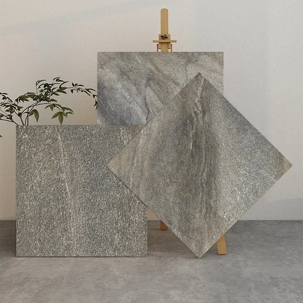Non-Slip Stone-Look Matte Porcelain Outdoor Tile 600x600mm