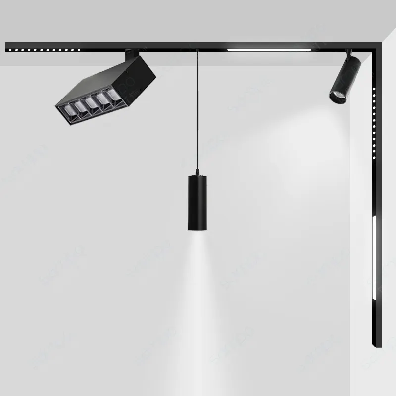 Smart Aluminum Magnetic LED Track Pendant Light 10/12W
