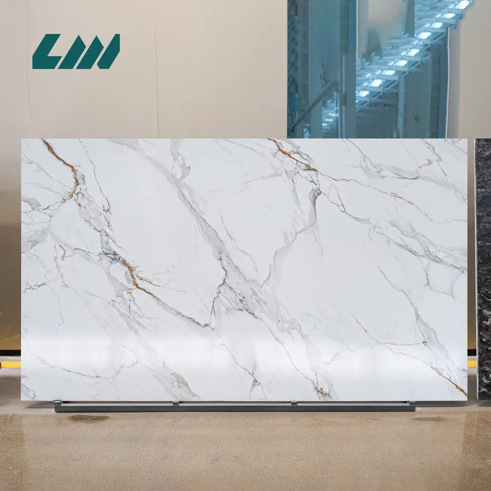 Calacatta Engineered Quartz Slab 3200x1600mm