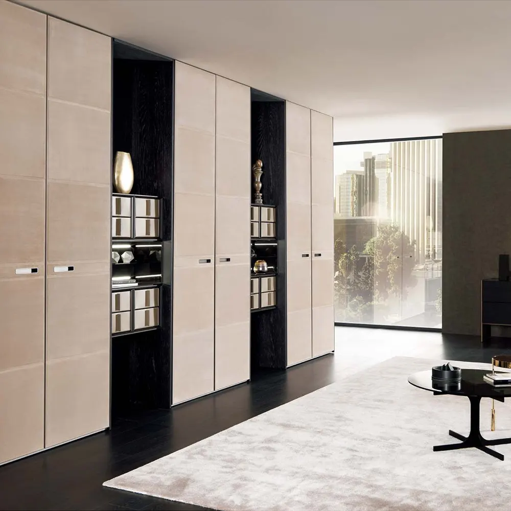 Modern Freestanding Melamine Bedroom Wardrobe