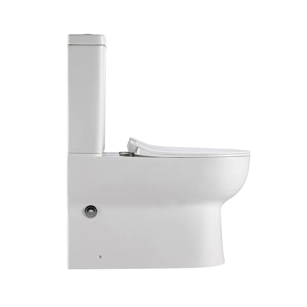 White Dual-Flush Two-Piece Ceramic Toilet