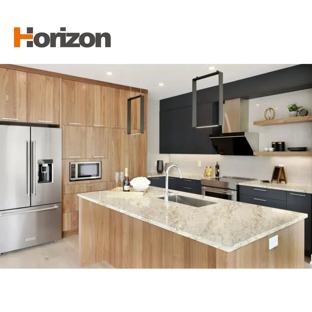 White Polished Engineered Quartz Slab