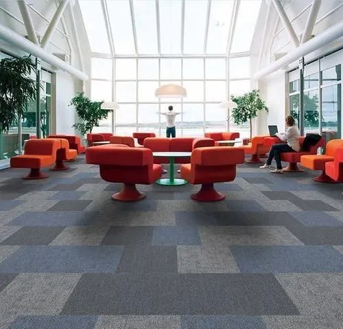 Polypropylene Floor Carpet 50x50cm With PVC Backing