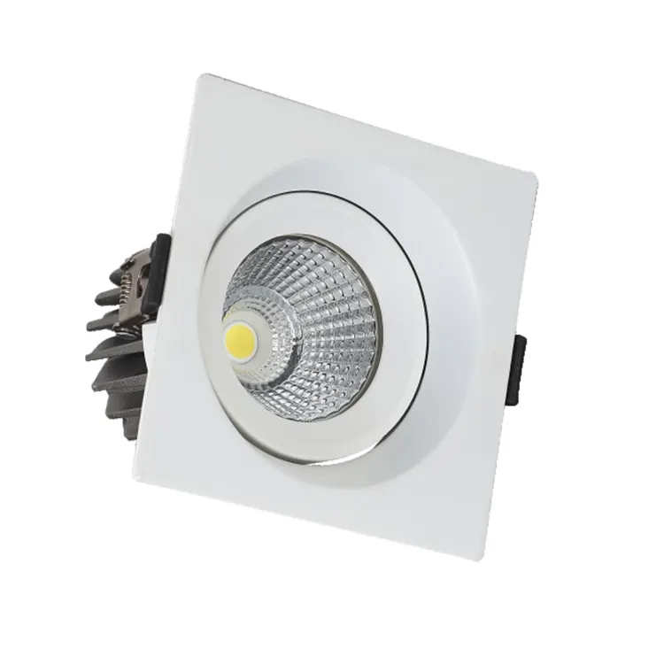 Adjustable Dimmable Recessed Square LED Downlight 5-30W product sample