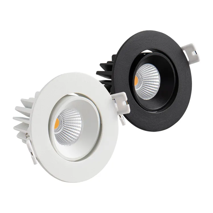 Anti-Glare Adjustable Dimmable Recessed LED Downlight 8W IP65
