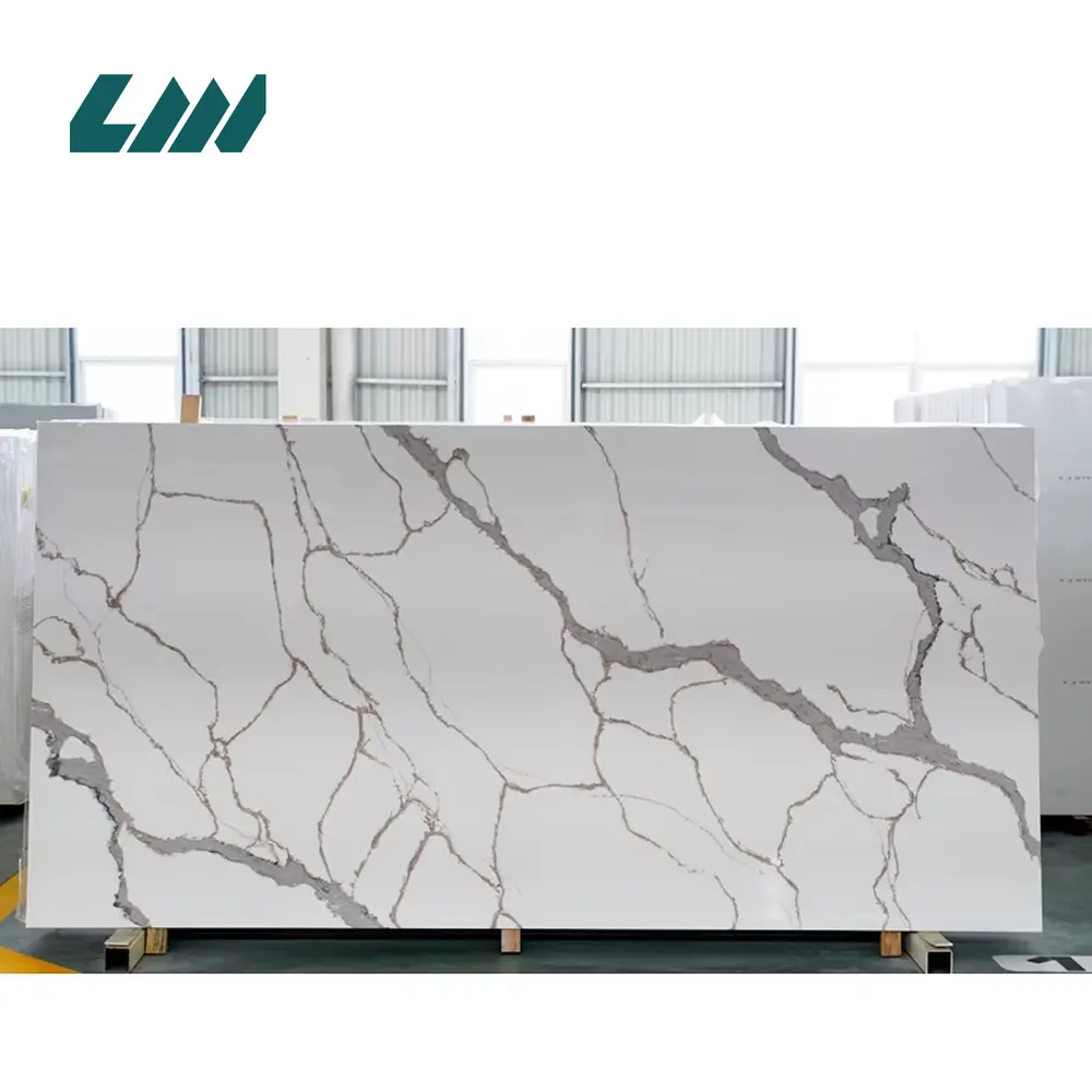 Calacatta Engineered Quartz Slab 3200x1600mm