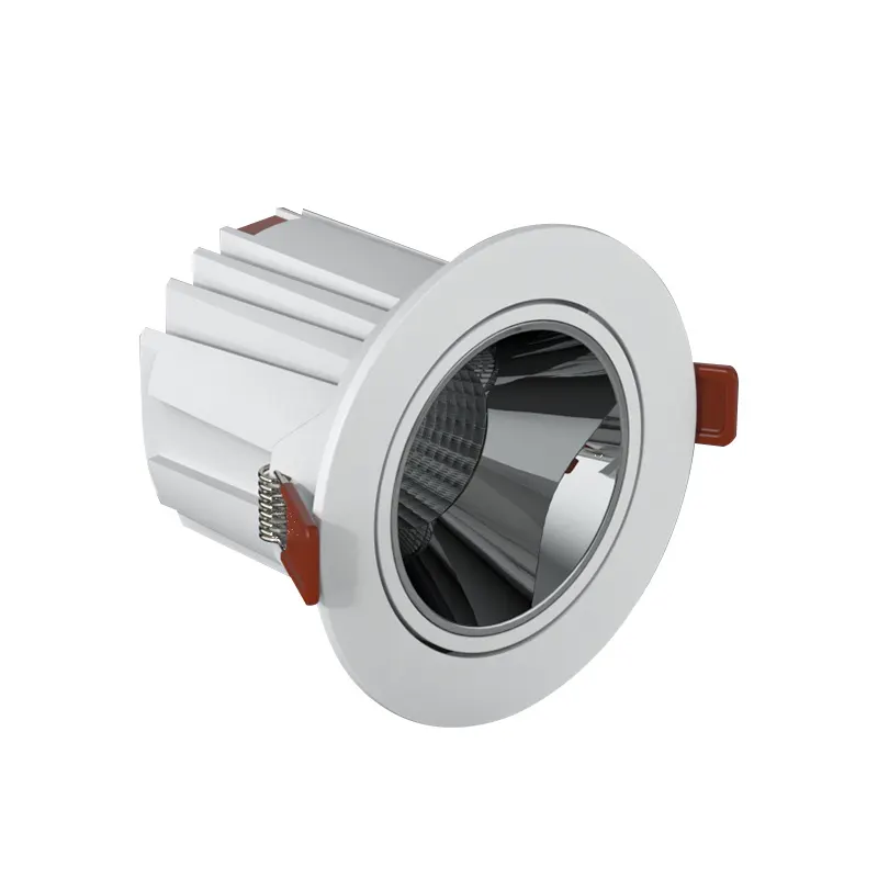 Recessed Aluminum COB LED Downlight 10-30W 75-140m