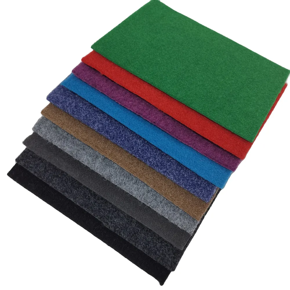 Nonwoven Velour Polyester Floor Carpet 4-8mm Thick