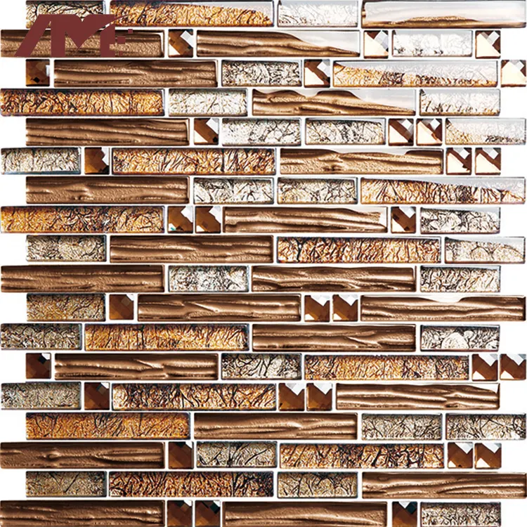 Brown Glass Mosaic Tile 300x300mm