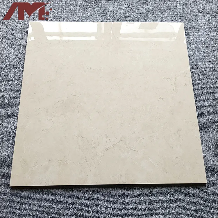 Calacatta Polished Porcelain Stair Tread Tile 600x600mm