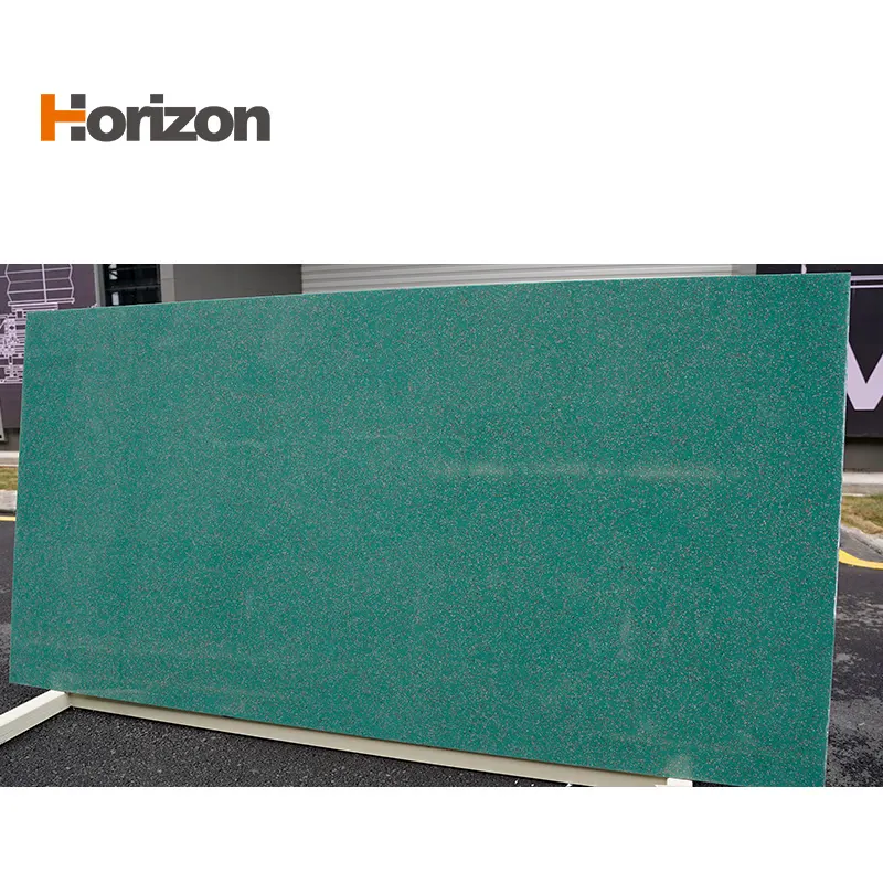 Calacatta Green Engineered Quartz Slab 3200x1600mm