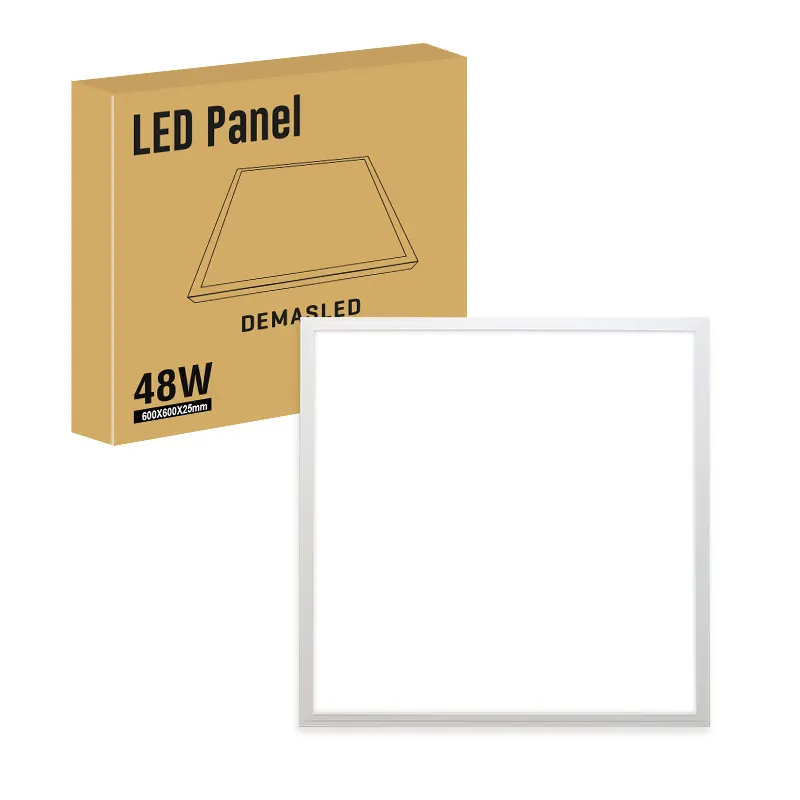 Recessed Square Aluminum LED Panel Light 600x600 48/96W product sample