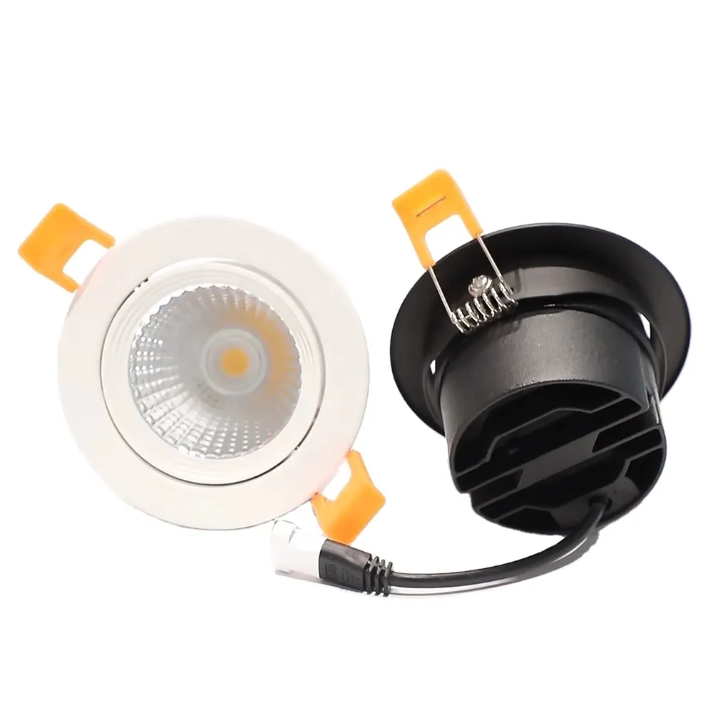Adjustable Dimmable Recessed Round LED Downlight 5-15W 36V 2-4in