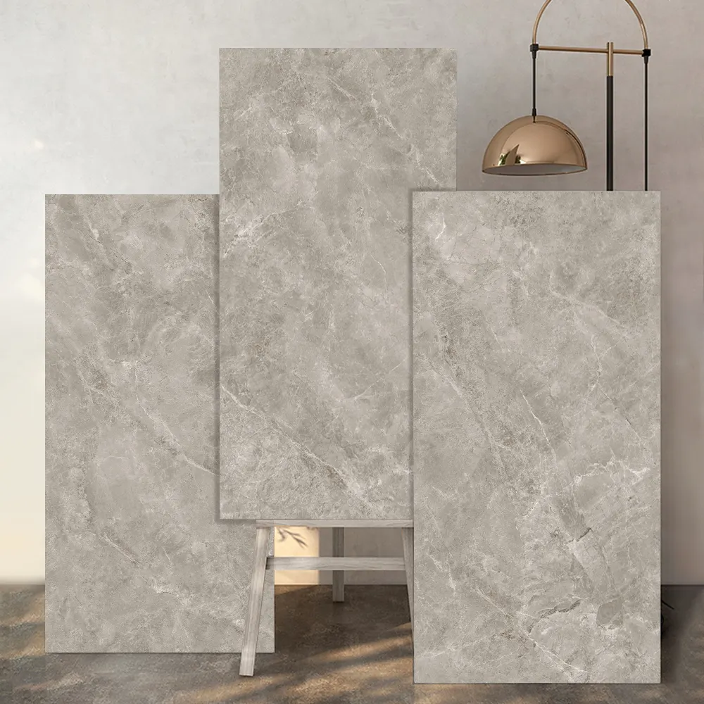 Marble-Look Polished Porcelain Wall And Floor Tile 750x1500mm product sample