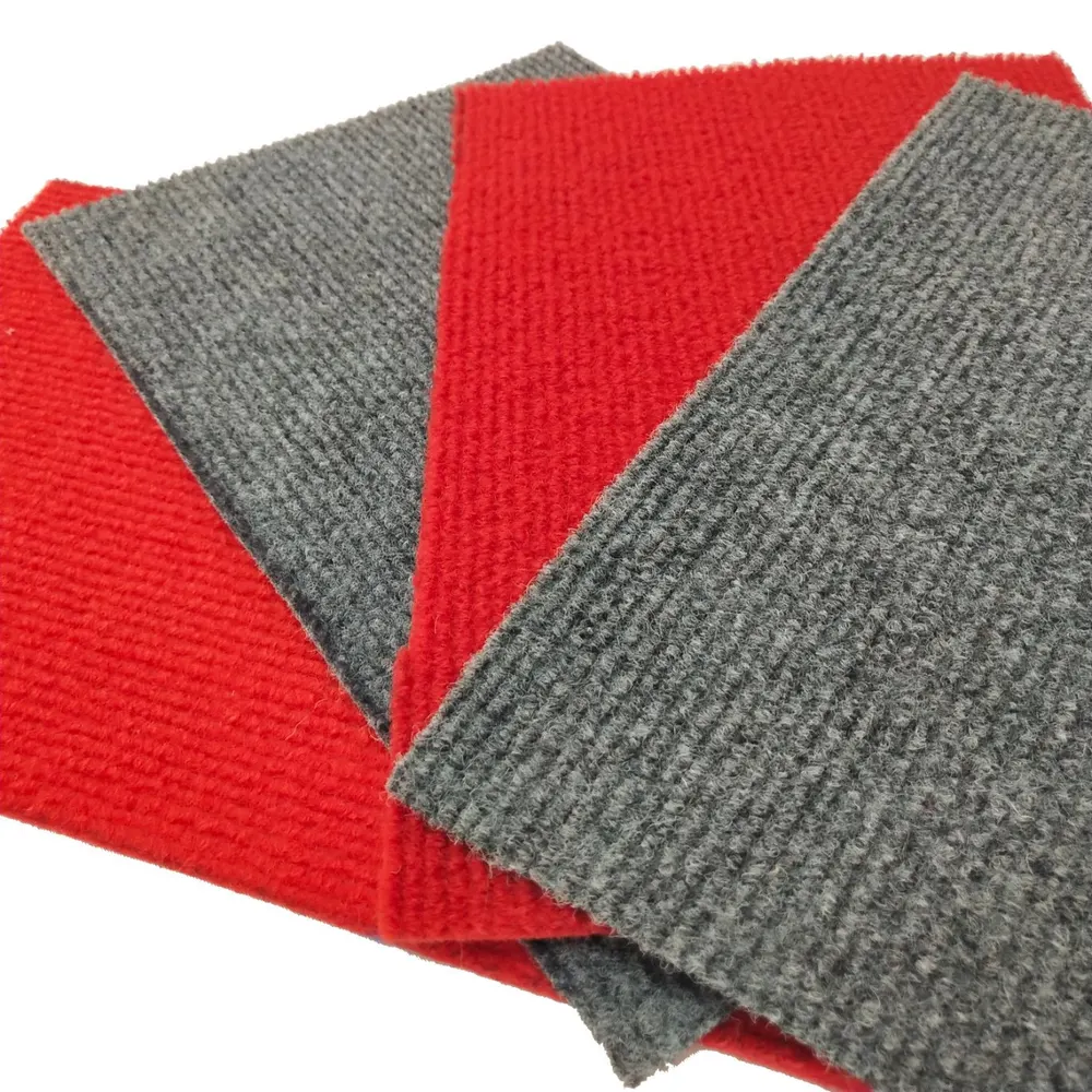 Ribbed Polyester Carpet Roll With Latex Backing