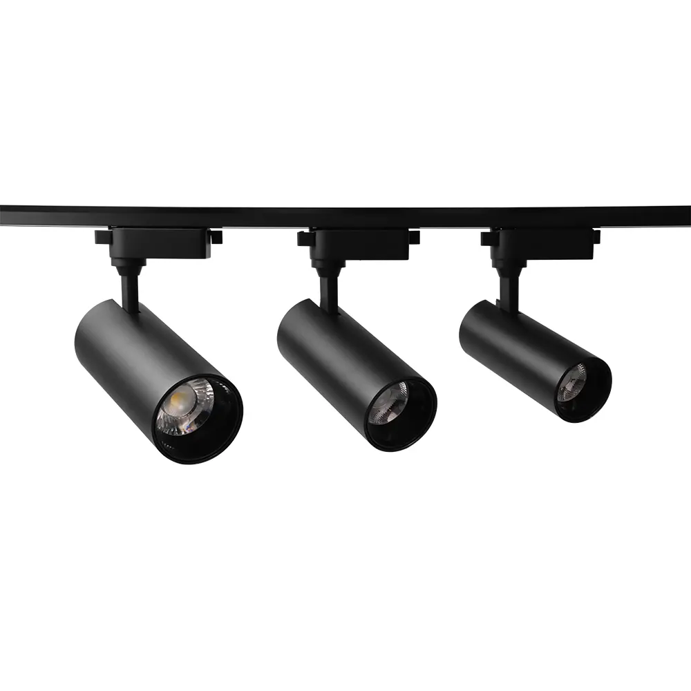 Surface-Mounted Aluminum COB LED Track Spotlight 12-35W