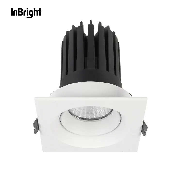 Anti-Glare Adjustable Recessed Square LED Downlight 8-25W