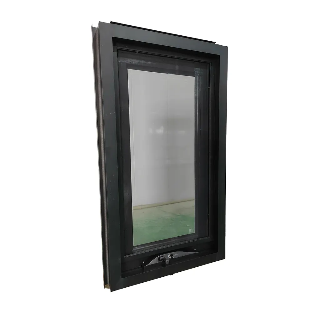 Thermal-Break Aluminum Crank Awning Window 5+12A+5mm