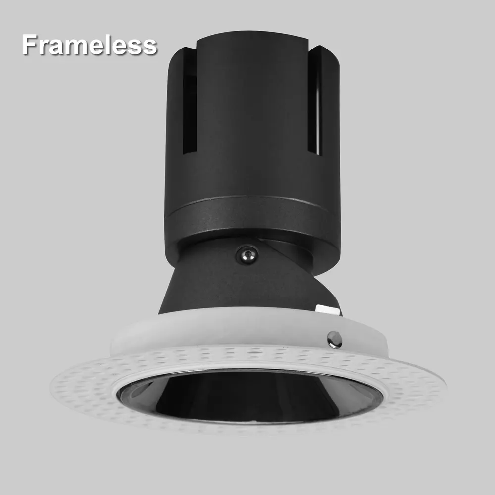 Adjustable Trimless Recessed LED Downlight 9-40W product sample