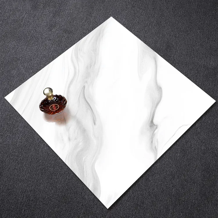 Non-Slip Stone-Look Polished Porcelain Wall And Floor Tile 600x600mm product sample