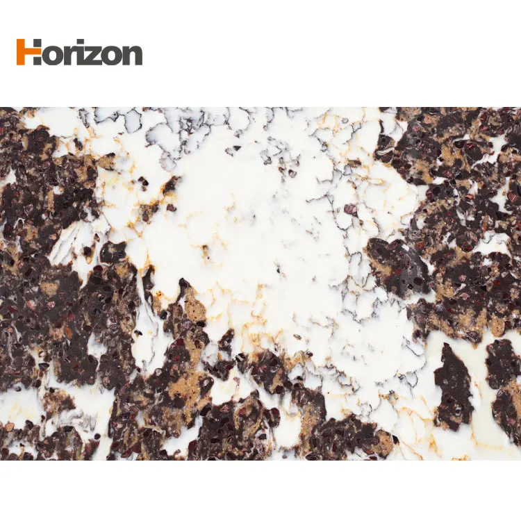 Brown Engineered Quartz Slab 3200x1600mm