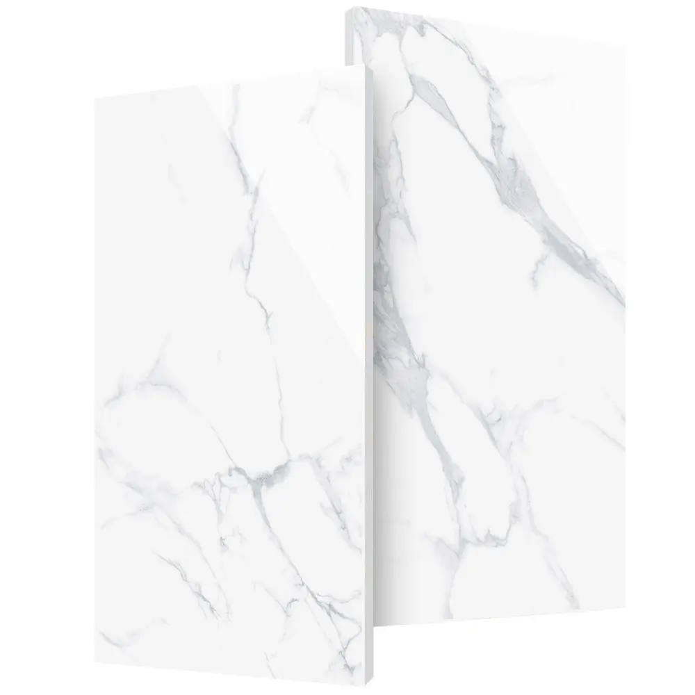 Non-Slip Marble-Look Polished Porcelain Wall And Floor Tile 600x1200mm