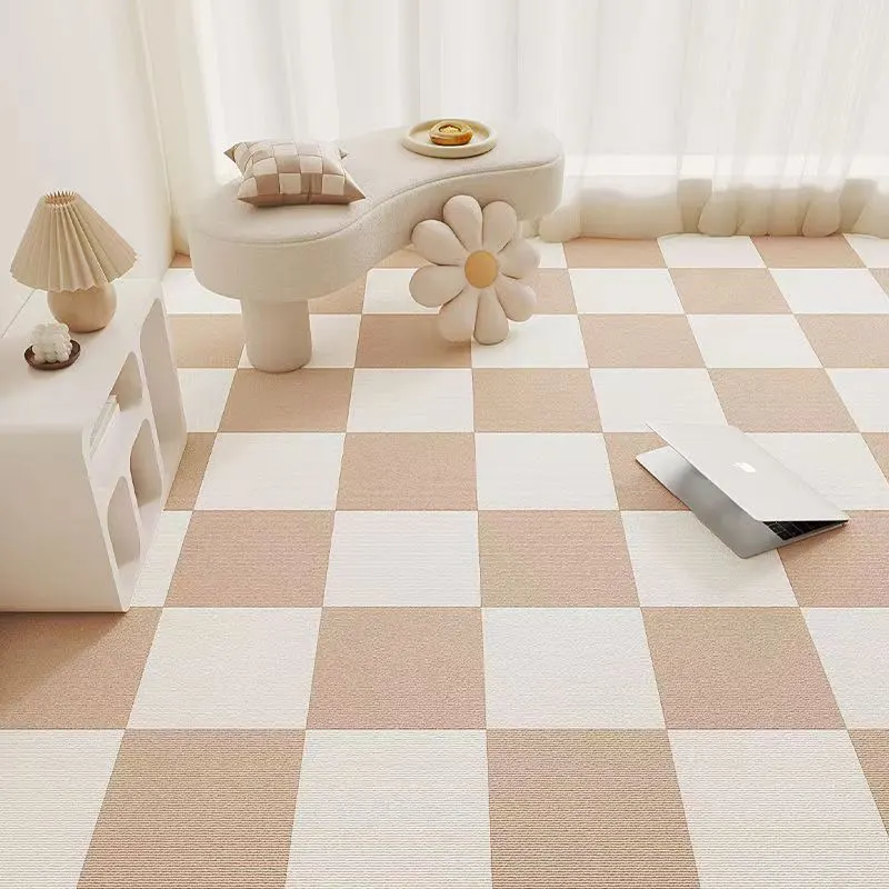 Self-Adhesive Polyester Carpet Tile 30x30cm with Latex Backing