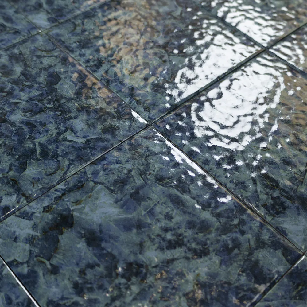 Non-Slip Stone-Look Porcelain Swimming Pool Tile 150x150mm product sample