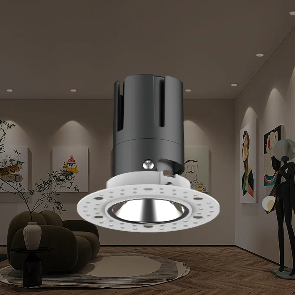 Anti-Glare Recessed Aluminum LED Downlight 1-9W