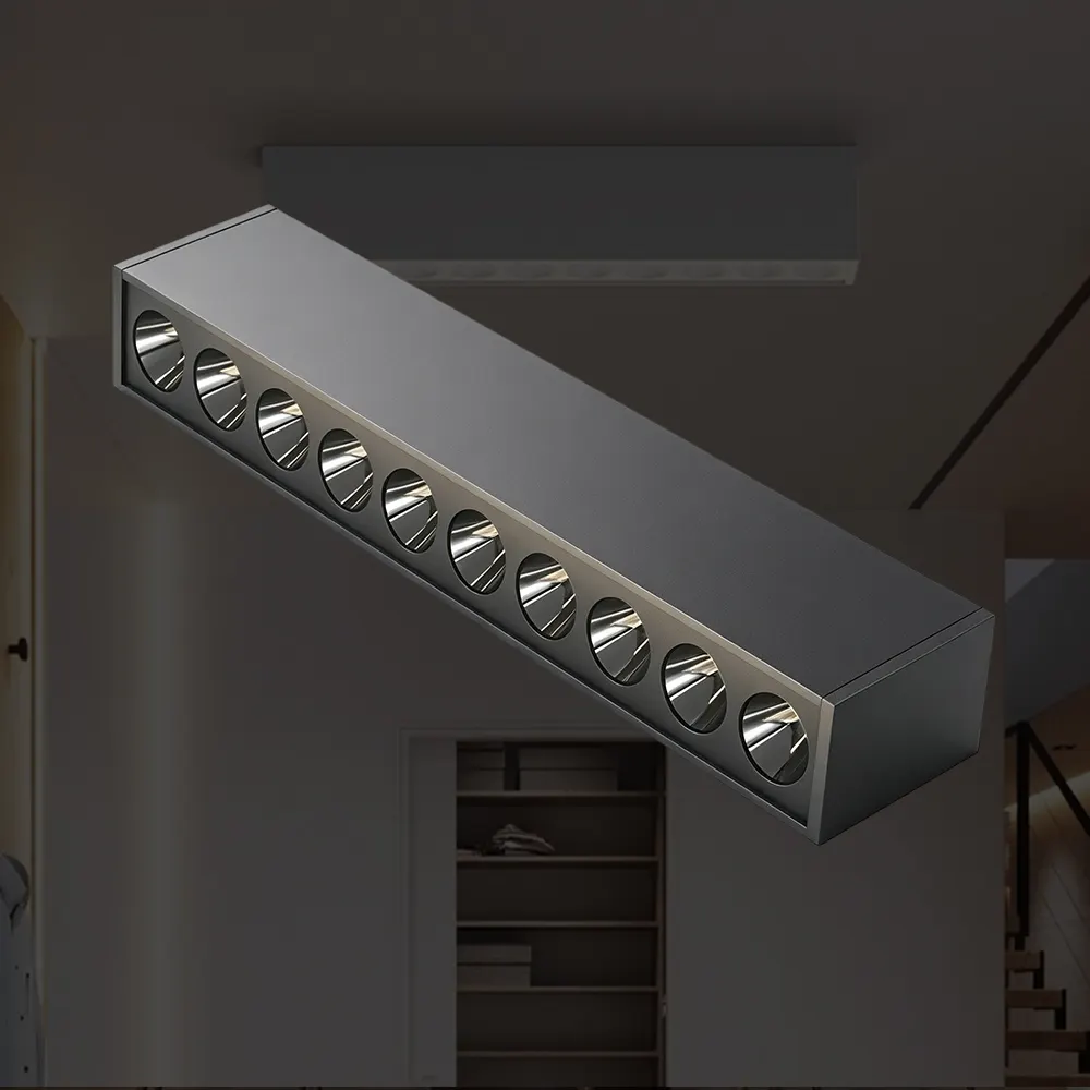 Anti-Glare Aluminum LED Grille Spotlight 10-30W 3000K/4000K/6000K