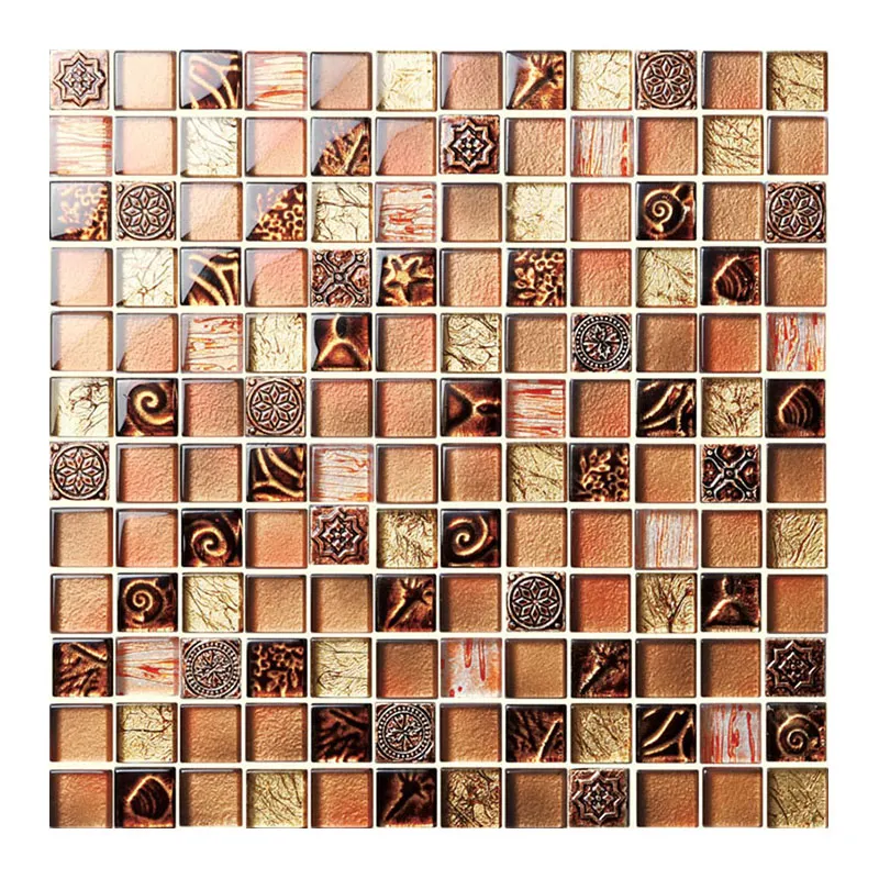 Glass Mosaic Tile 300x300 For Interior Use
