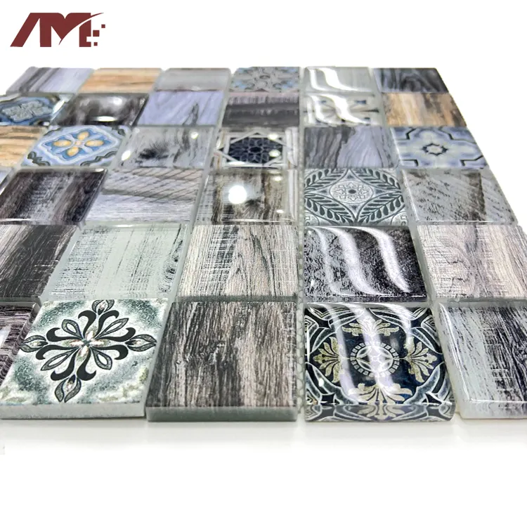 Glossy Glass Mosaic Tile 297x297x7mm