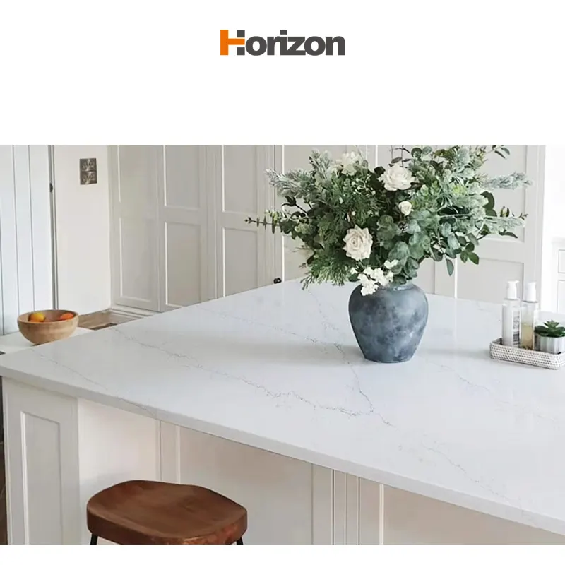 White Engineered Quartz Slab 3200x1600mm