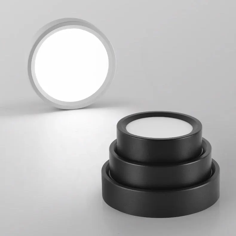 Slim Surface-Mounted Round LED Downlight 5-18W