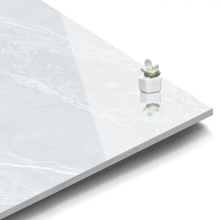 Non-Slip Marble-Look Glazed Porcelain Wall And Floor Tile 750x1500mm