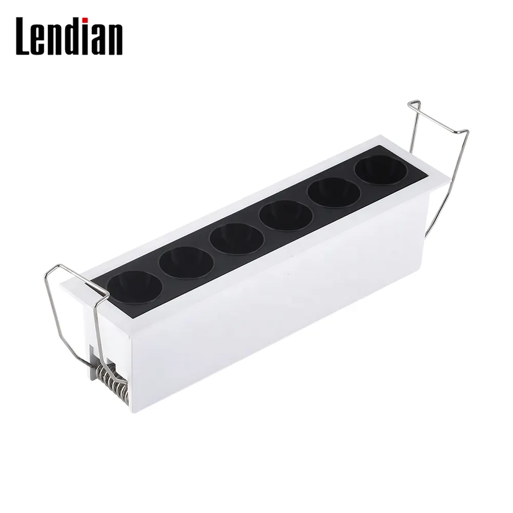 Trimless Surface-Mounted Square COB LED Downlight 9-36W 6500K